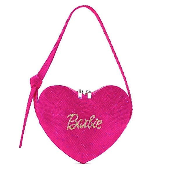Barbie Handbags - Barbie Rhinestone Heart Shoulder Bag